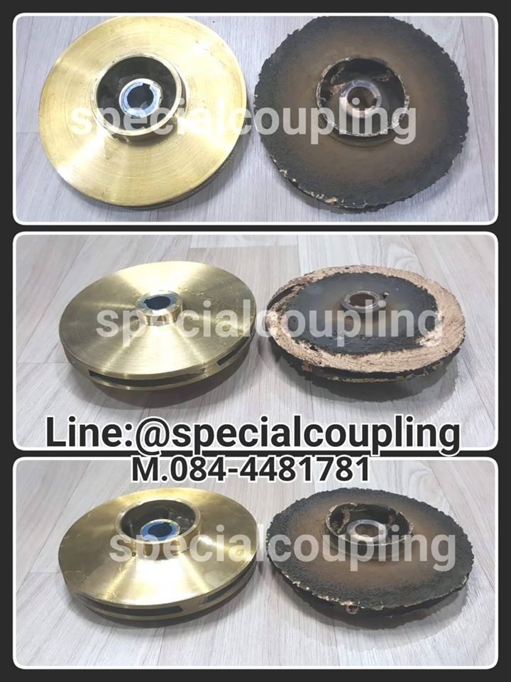 รับผลิตใบพัดปั้มน้ำทองเหลืองod132mm รูเพลา 16 มิล รอสินค้า20วัน สอบถามได้จ้า