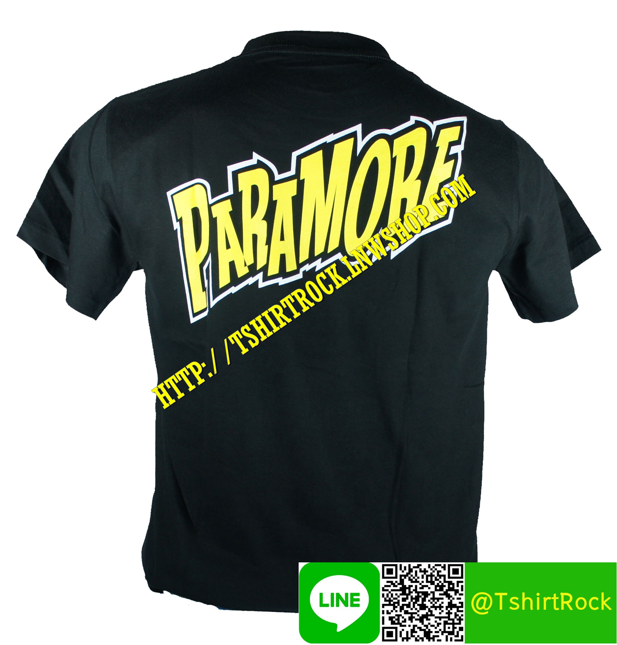 PARAMORE เสื้อยืดวงร็อค เมทัล ดนตรี เสื้อวงพาร์อะมอร์ PRM1381
