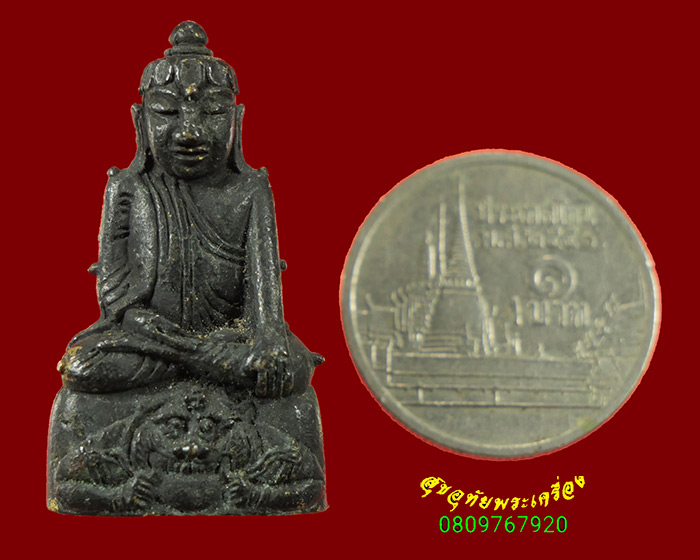 695.รูปหล่อพระบัวเข็ม ครูบาโต วัดพระบาทปางแฟน จ.เชียงใหม่ ปี49 หลวงปู่ละไมเสก น่าบูชาครับ