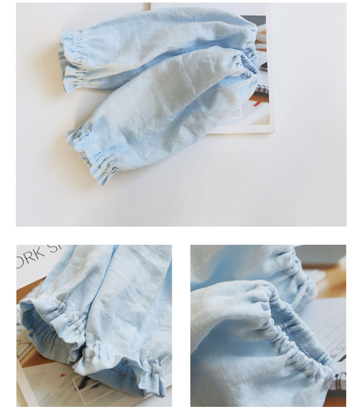 ปลอกแขนลินินSky blue