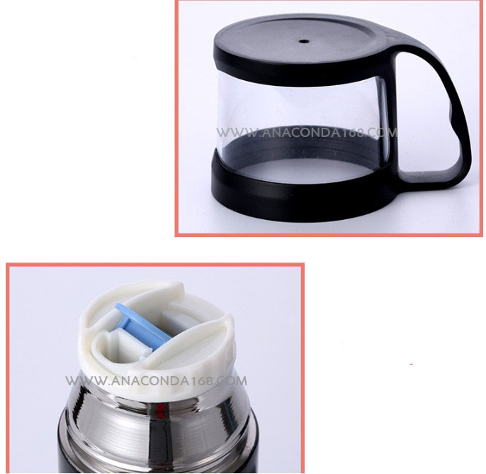 กระบอกน้ำเก็บอุณหภูมิ 500 ml.(สามารถนำฝามาใช้เป็นแก้วน้ำได้)