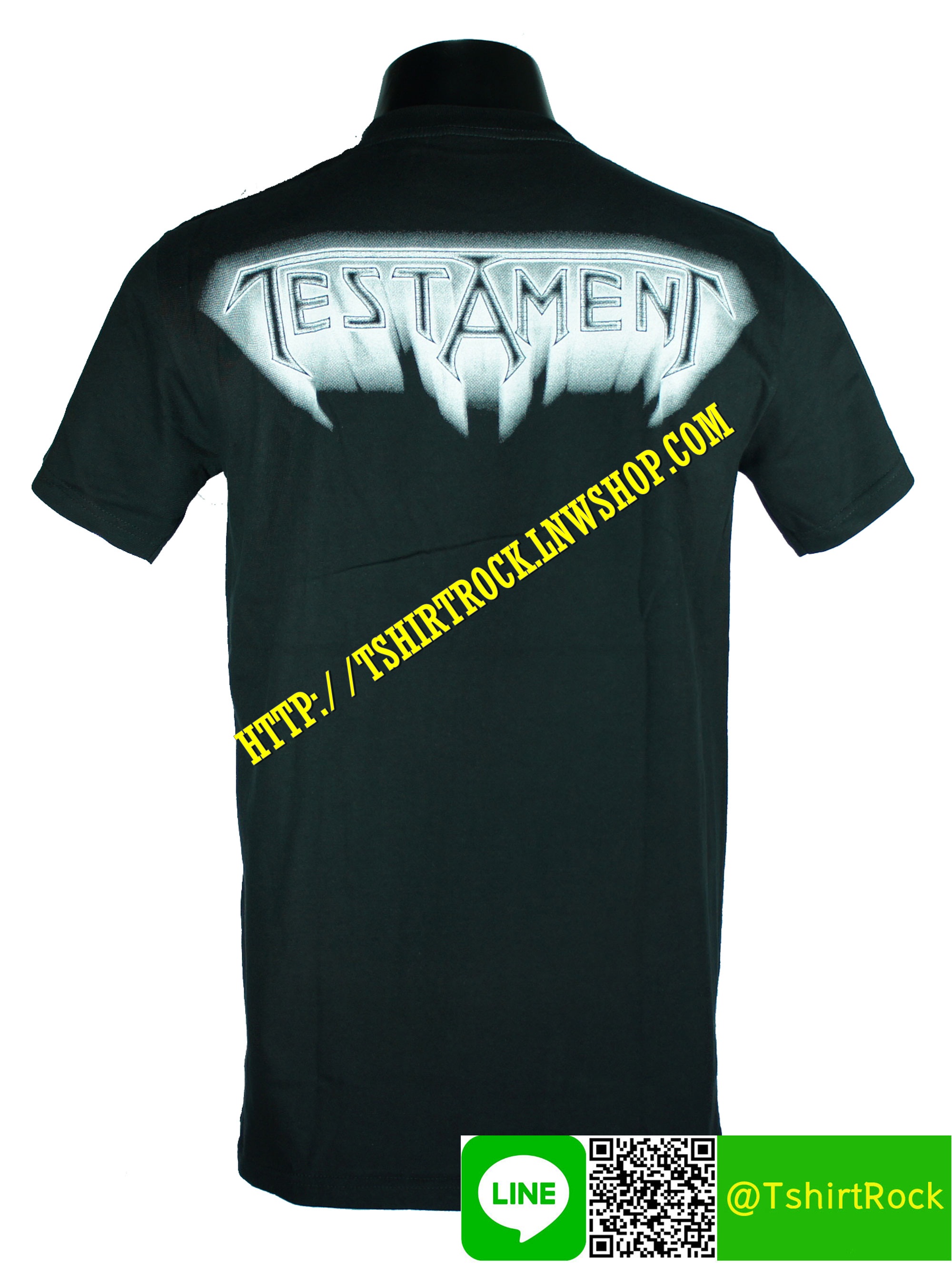 TESTAMENT เสื้อยืดวงร็อค เมทัล ดนตรี เสื้อวง TTT1556
