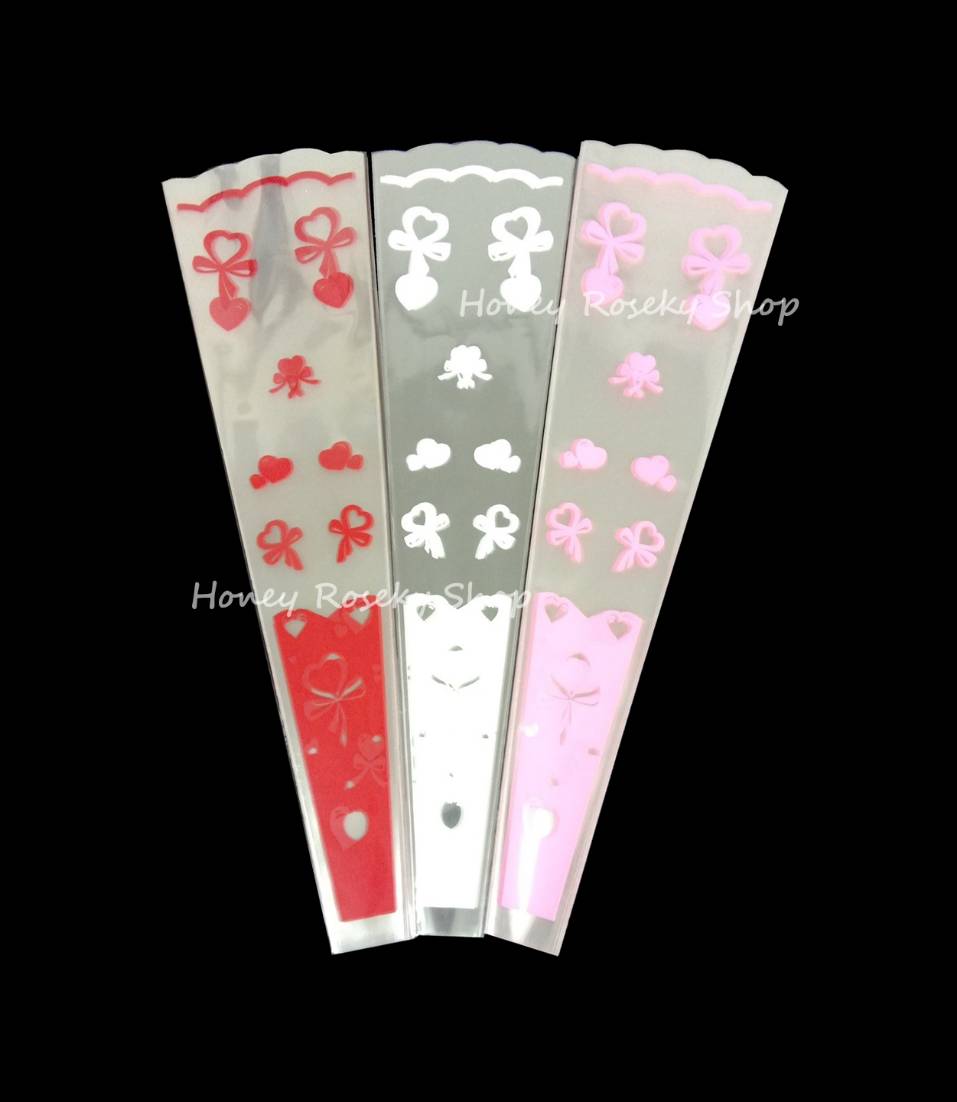 ซองใส่ดอกไม้ รุ่น 1LB (แพ็คละ100ใบ ต่อ1 สี)