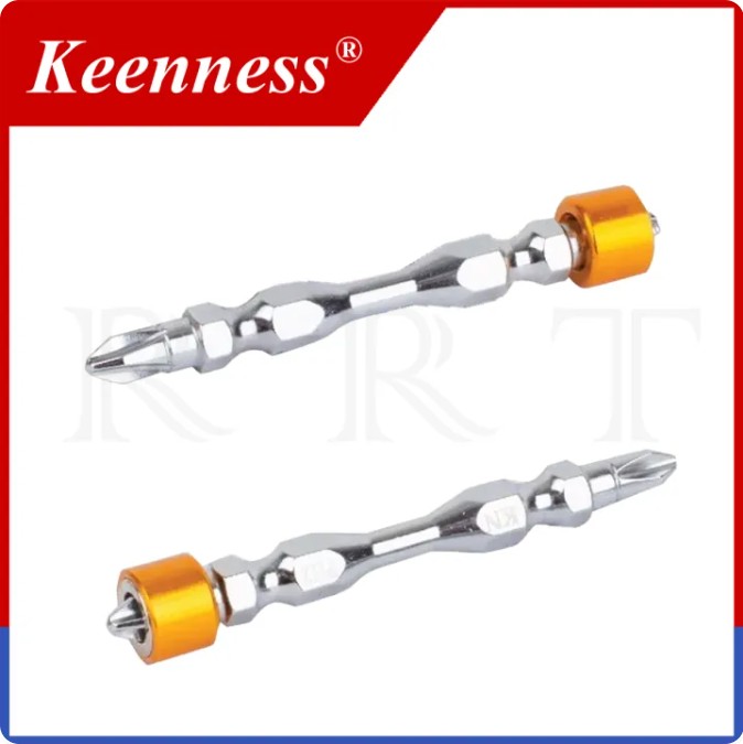 KEENNESS ดอกไขควงปลอกแม่เหล็ก 1 ชุด 10 ดอก แข็งแรง ทนทาน ผลิตจากวัสดุคุณภาพสูง แยกปลอกออกได้