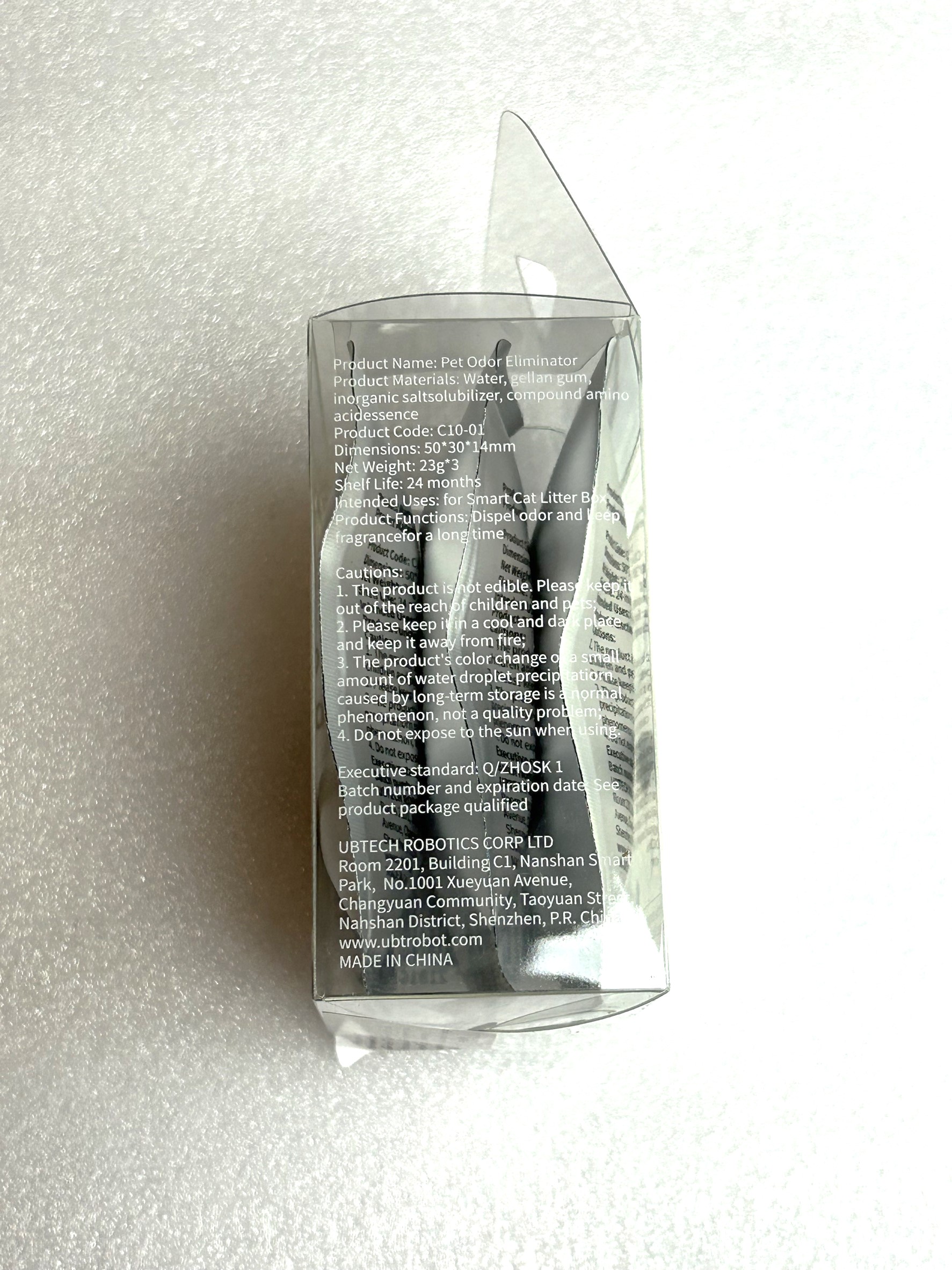 รีฟิลล์ก้อนดับกลิ่นสำหรับห้องน้ำแมวอัตโนมัติ UBPET C10-Pro แพ็ค 3 ก้อน