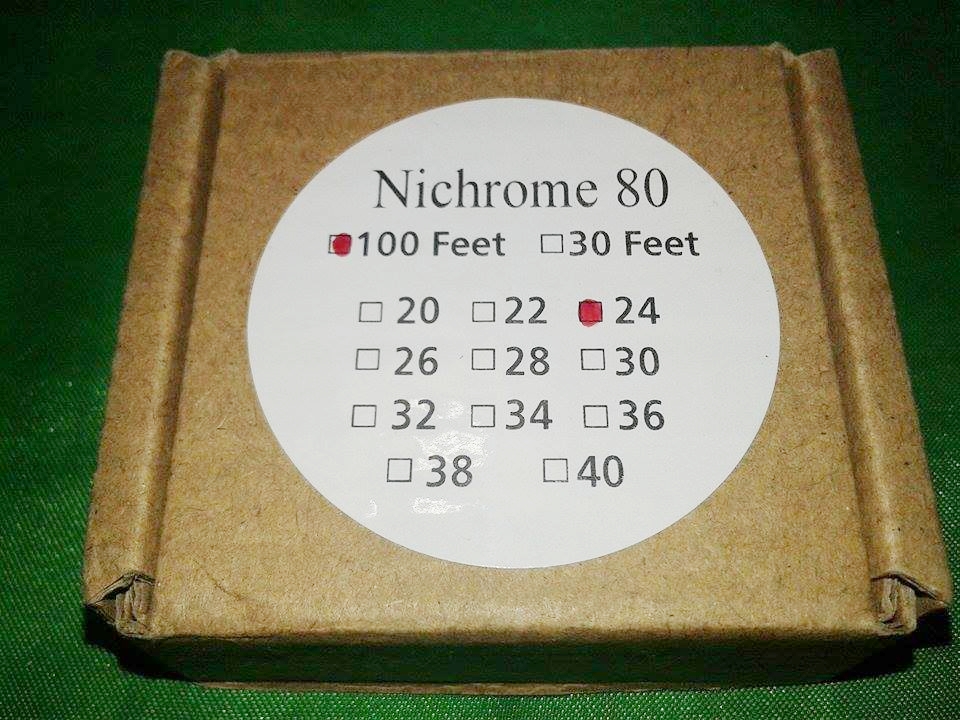 ลวด NI80 ขนาด 0.5 24GA ม้วนใหญ่ ความยาว 100ฟุต 30เมตร