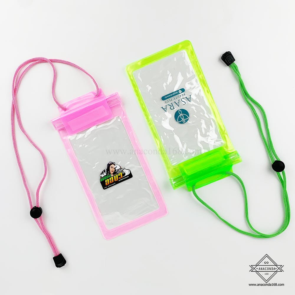 กระเป๋ากันน้ำ/ซองกันน้ำ แบบซิปล็อค ทำโลโก้