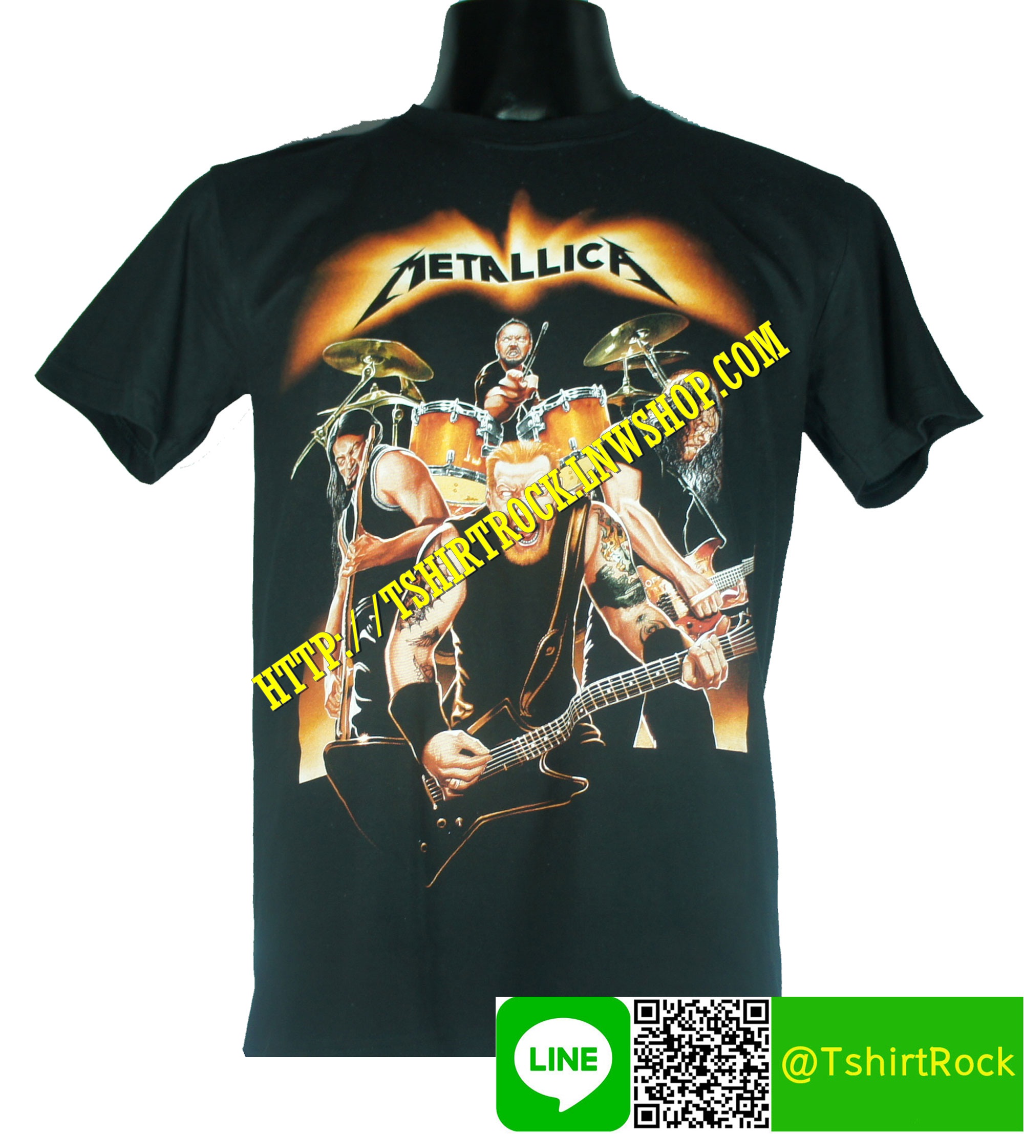 METALLICA เสื้อยืดวงร็อค เมทัล ดนตรี เสื้อวงเมทัลลิกา MET1401