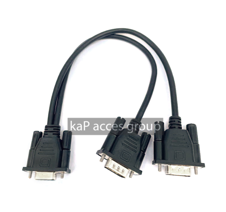 สาย DB9 (Serial) เมีย Y DB9 ผู้ 1/2 (ความยาว 26ซม.) Serial/rs232