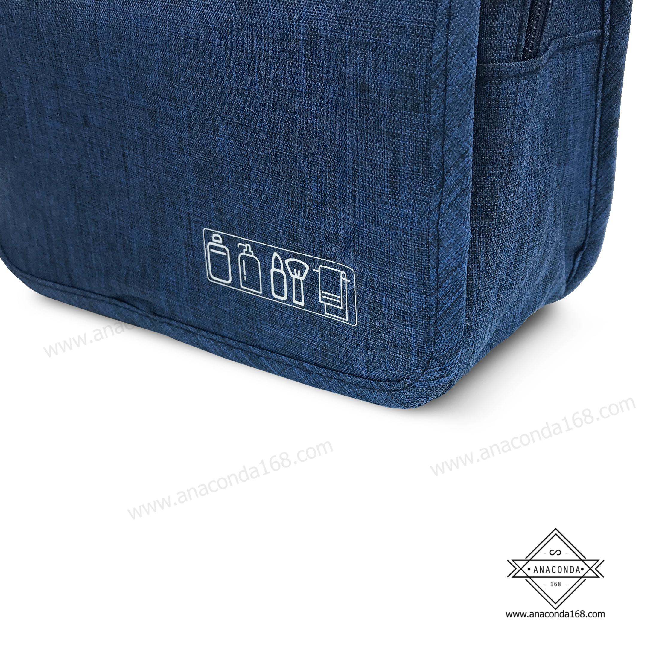 กระเป๋าจัดเก็บอุปกรณ์อาบน้ำแบบพับ