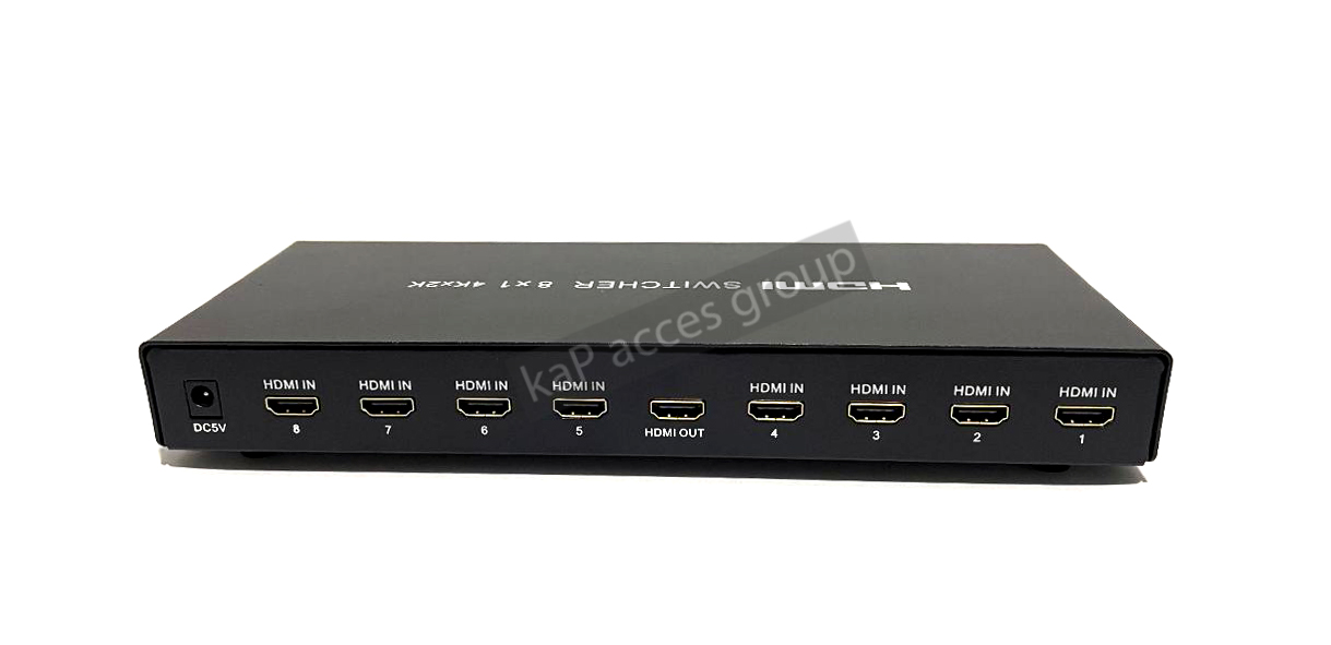 MT-ViKi HDMI V.1.4 Splitter 8 Port (เข้า1 ออก8จอ) In1 Out 8 Monitor