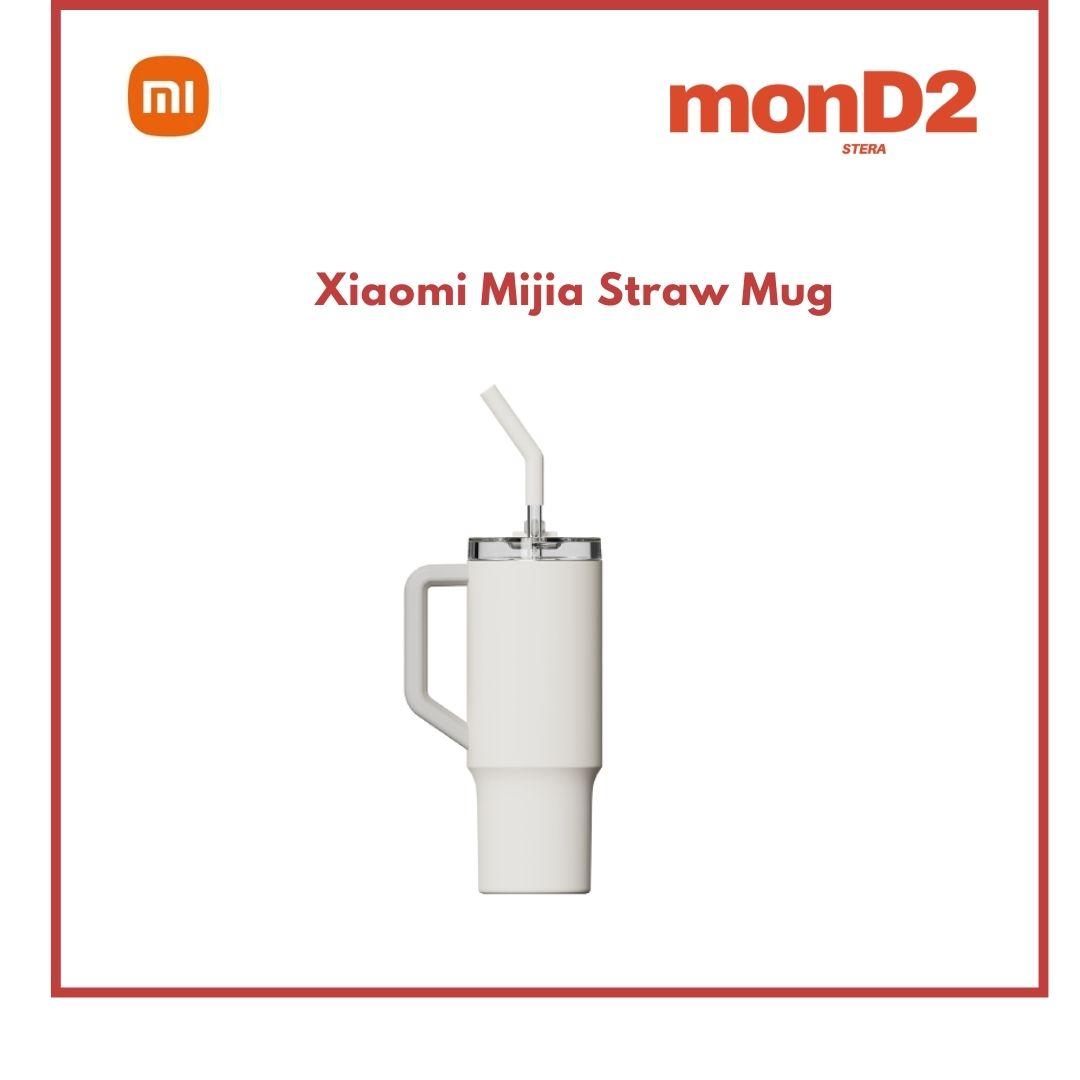 Xiaomi Mijia Straw Mug แก้วน้ำพร้อมหลอด แก้วน้ําสูญญากาศ