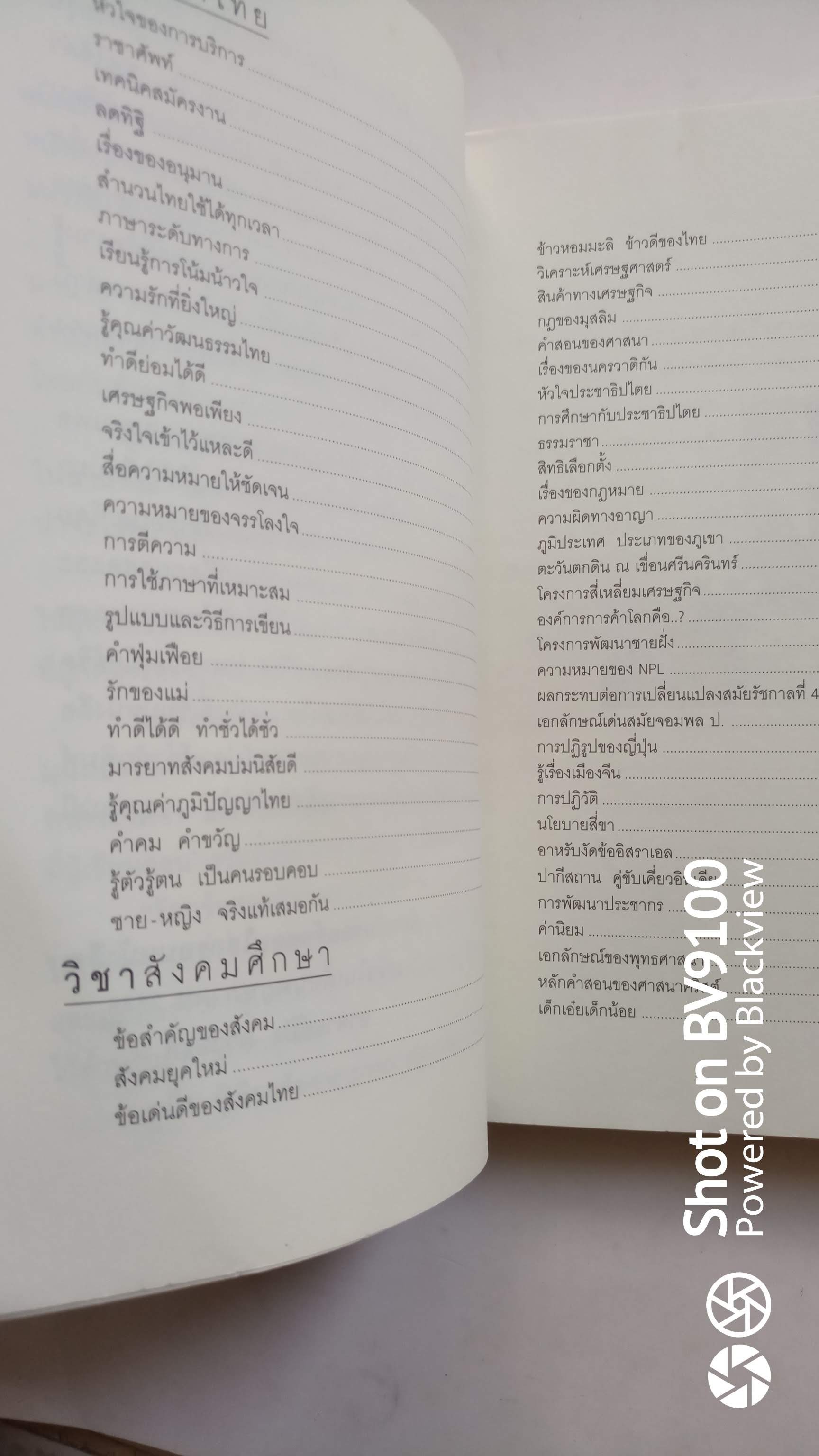 ร้อยข้อสอบ ใส่กรอบหนังสือ