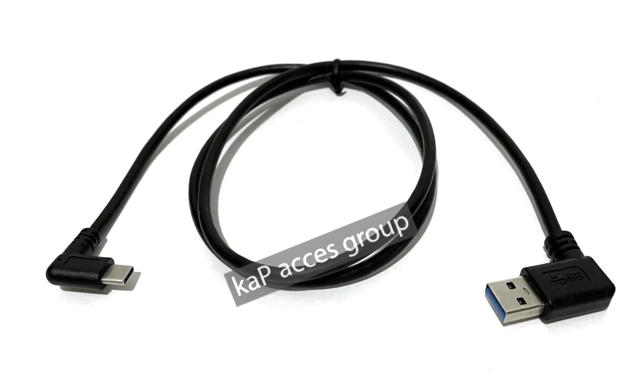 USB 3.0 หัวงอ ไป USB Type C 3.1 หัวงอ (ยาว 1 เมตร)