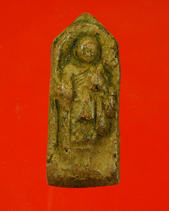 742.พระสิวลี เนื้อดิน พิมพ์ห้าเหลี่ยม เนื้อจัดแห้งเก่า เข้มขลังคลาสสิคหน้าบูชาครับ