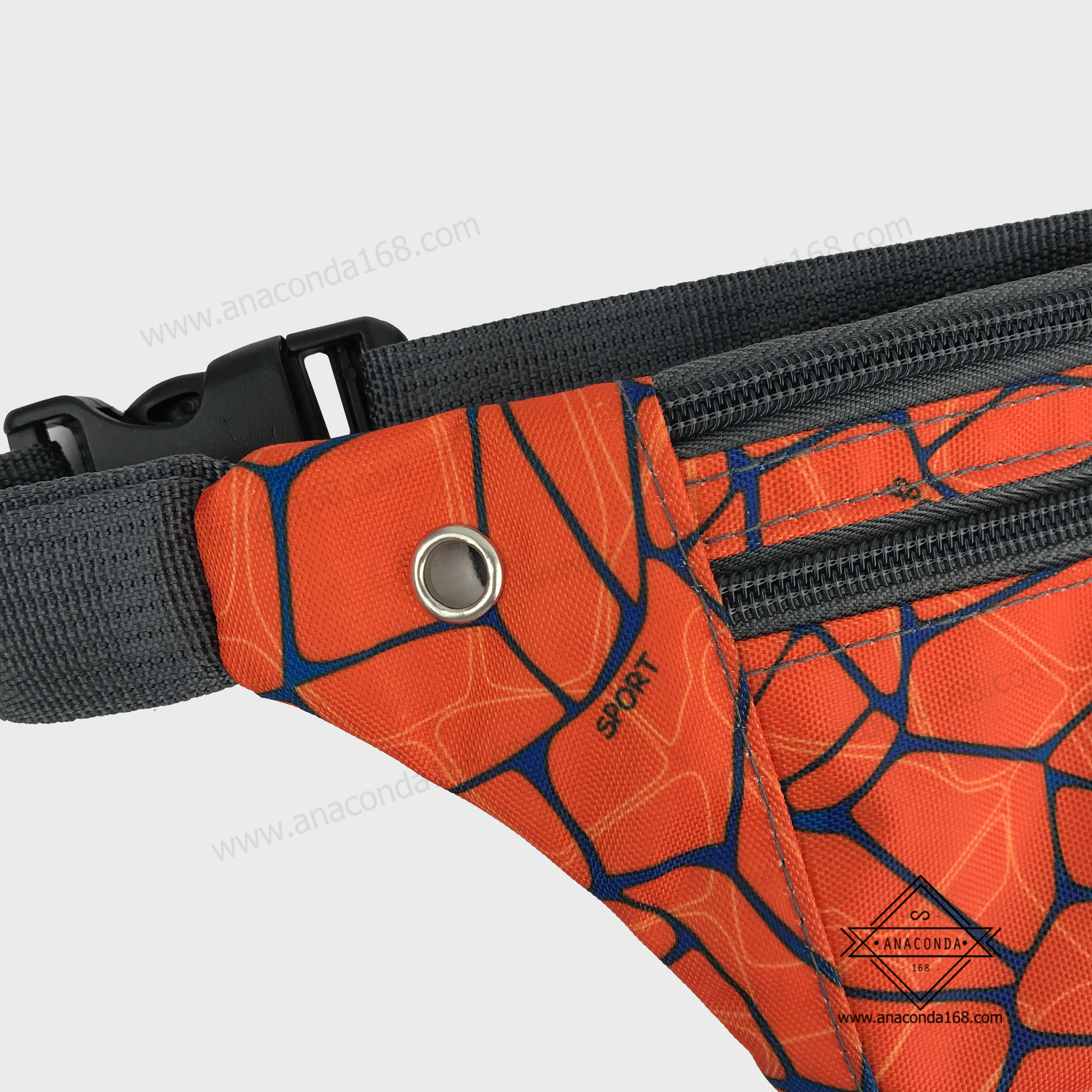 กระเป๋าคาดเอวสปอร์ต 3 ซิปแบบลาย V.4(Sport Bag)