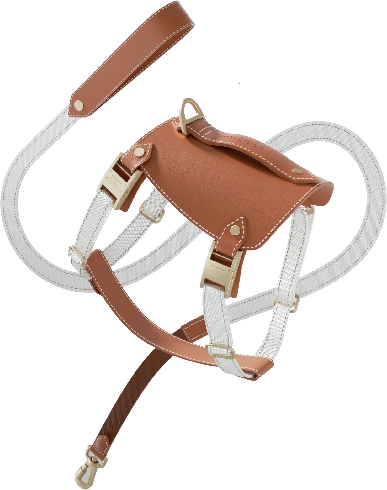 อานพร้อมสายจูง VOOCOO Saddle Pet Harness Set