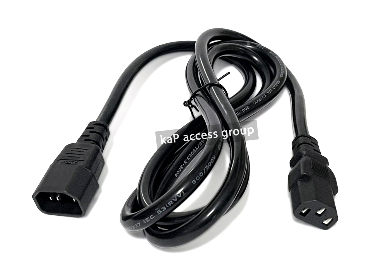 สายเอซีเพาเวอร์ IEC-320 C13-C14 (3*1.5 sq.mm) UPS Loop (1.8เมตร)