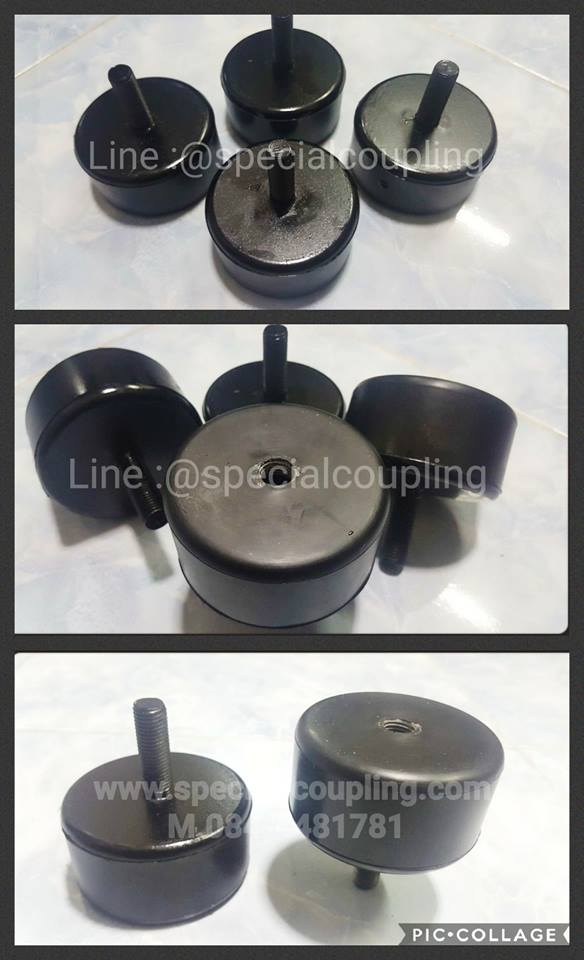 รับผลิตยางรองแท่นเครื่องทุกแบบคะ แบบ Combination flxing พร้อมส่งคะ (od 75mm L 40mm เกลียวm.12×38mm) ขายปลีกและส่ง.
