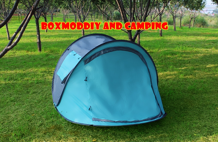 ***จัดส่งฟรี***เต็นท์โยน เต็นท์สปริง เต็นท์กางอัตโนมัติ สำหรับ 2-3 คน ขนาด240*150*105cm สีฟ้าสวย ของดีราคาถูก