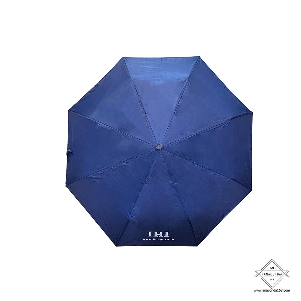 ร่มพับพรีเมี่ยม 3 ตอน 8 ก้าน แบบอัตโนมัติ ทำโลโก้