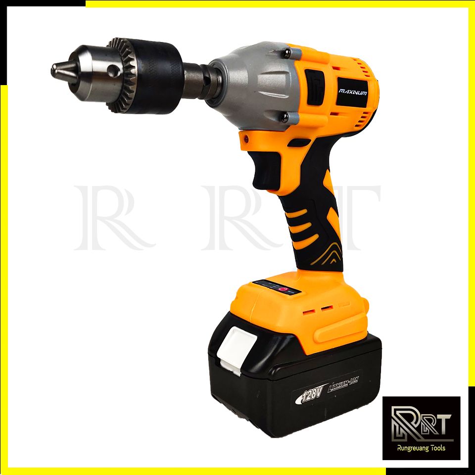 MAXNUM บล็อกไร้สาย 128V (แปลงเป็นสว่านได้) รุ่น 2IN1