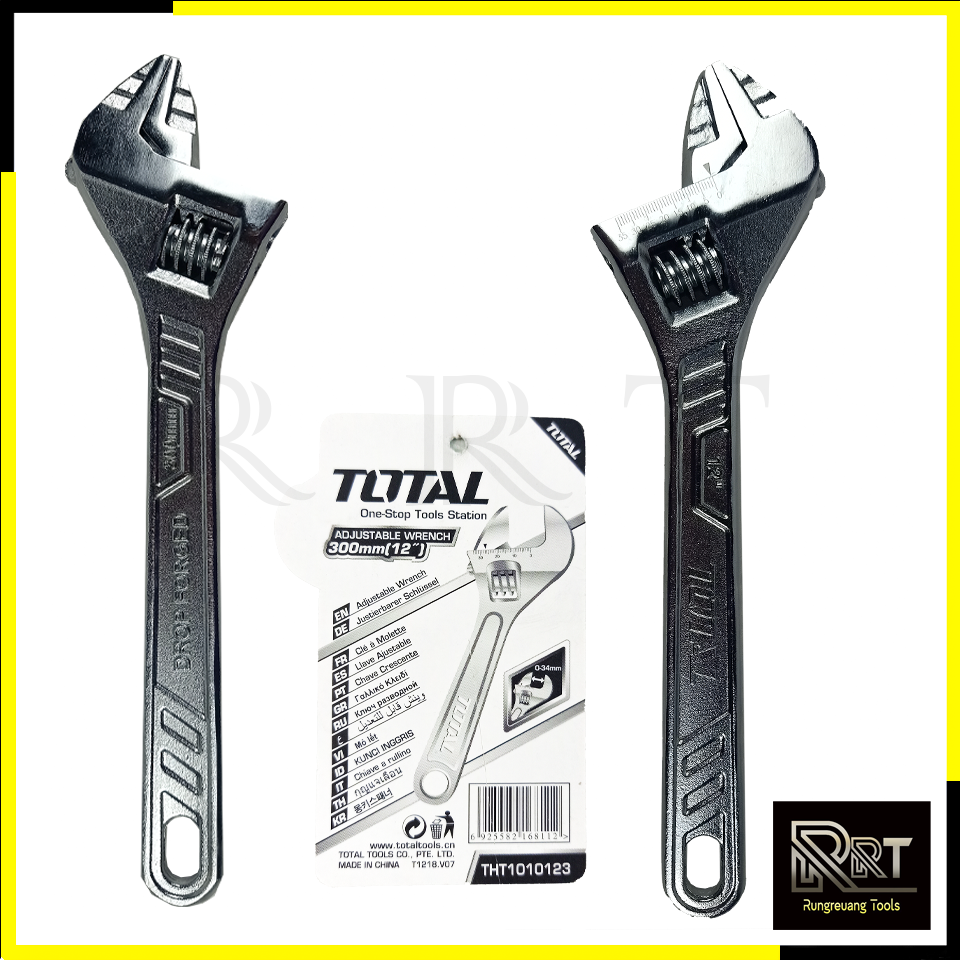 TOTAL ประแจเลื่อน ขนาด 12"นิ้ว รุ่น THT-1010123