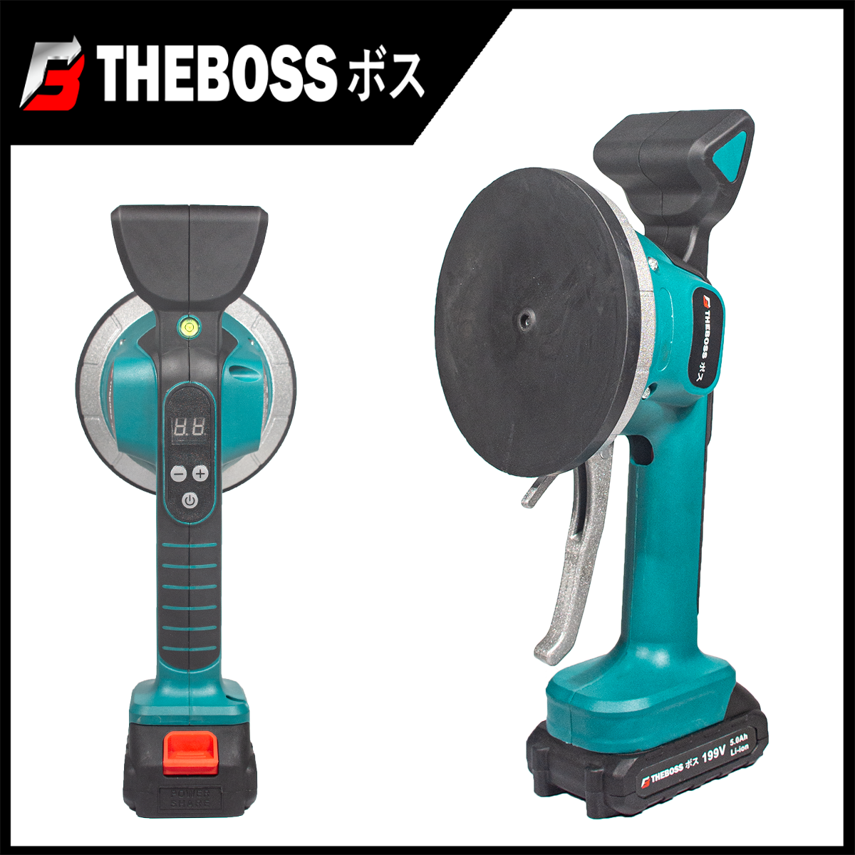 THEBOSS เครื่องตบกระเบื้อง เครื่องเคาะ เครื่องปูกระเบื้อง แบบไร้สาย 199V