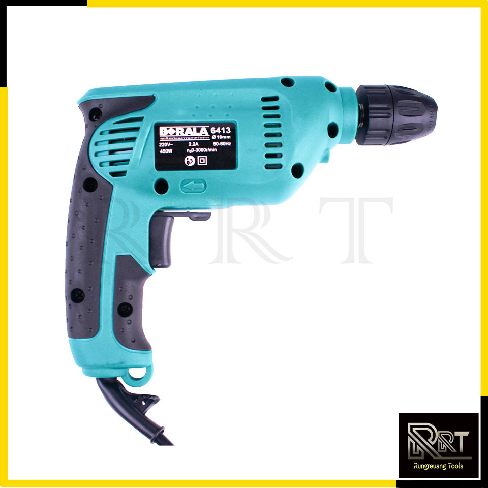 BERALA สว่านปรับรอบซ้าย-ขวา 10 mm. รุ่น BL-6413 (Keyless)