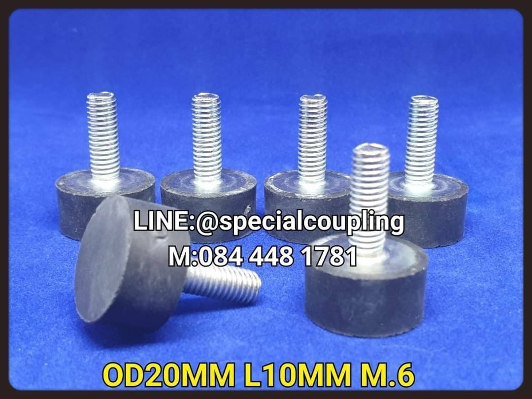 จำหน่ายยางรองแท่นเครื่อง od20mm L10mm m.6 พร้อมส่งคะ สอบถามได้คะ