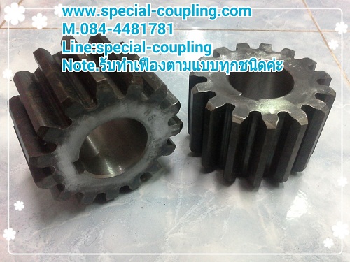 รับงานสั่งทำเฟืองตามแบบ OD 100 mm. L 65 mm.