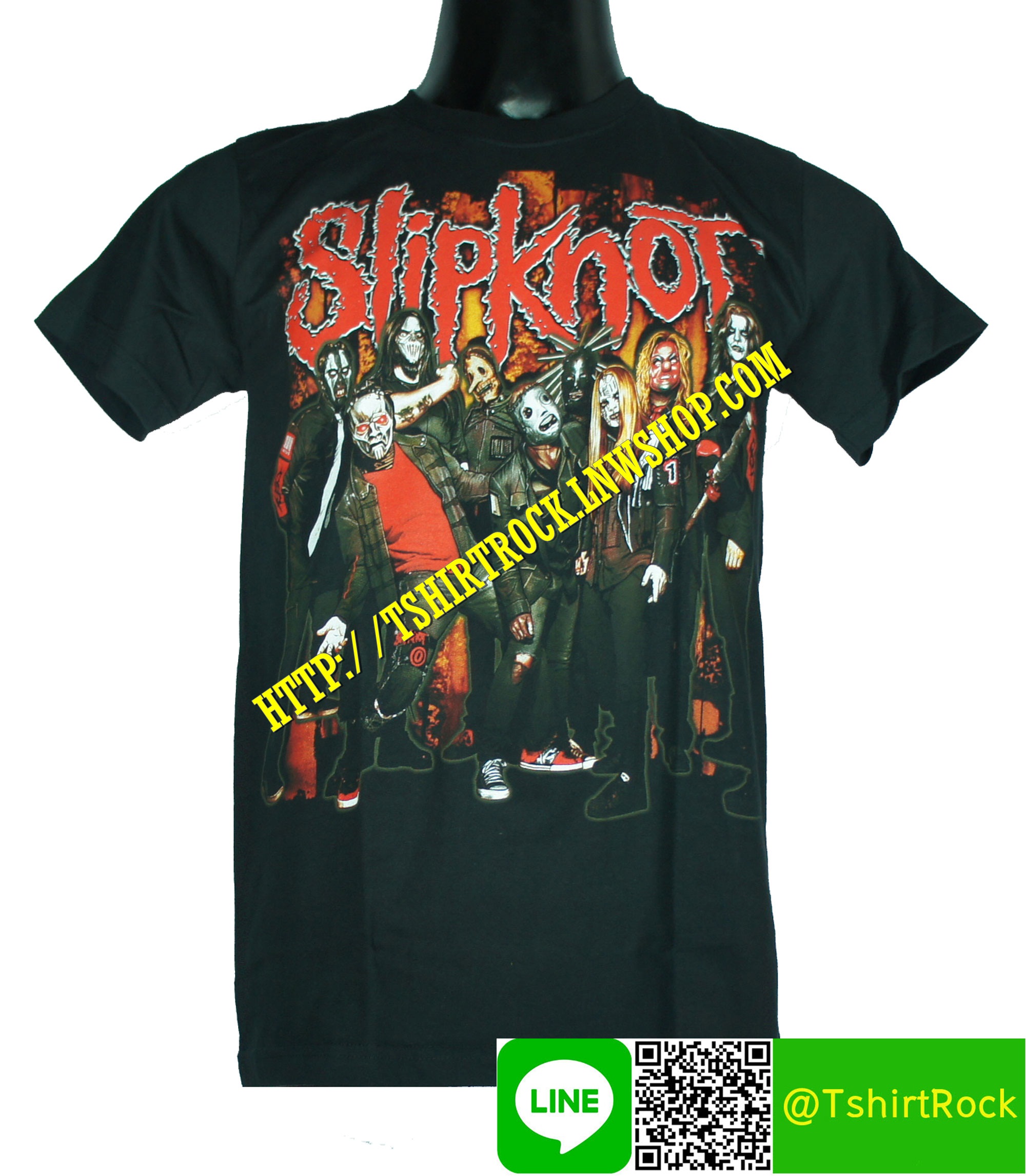 SLIPKNOT เสื้อยืดวงร็อค เมทัล ดนตรี เสื้อวงสลิปน็อต SKT1302