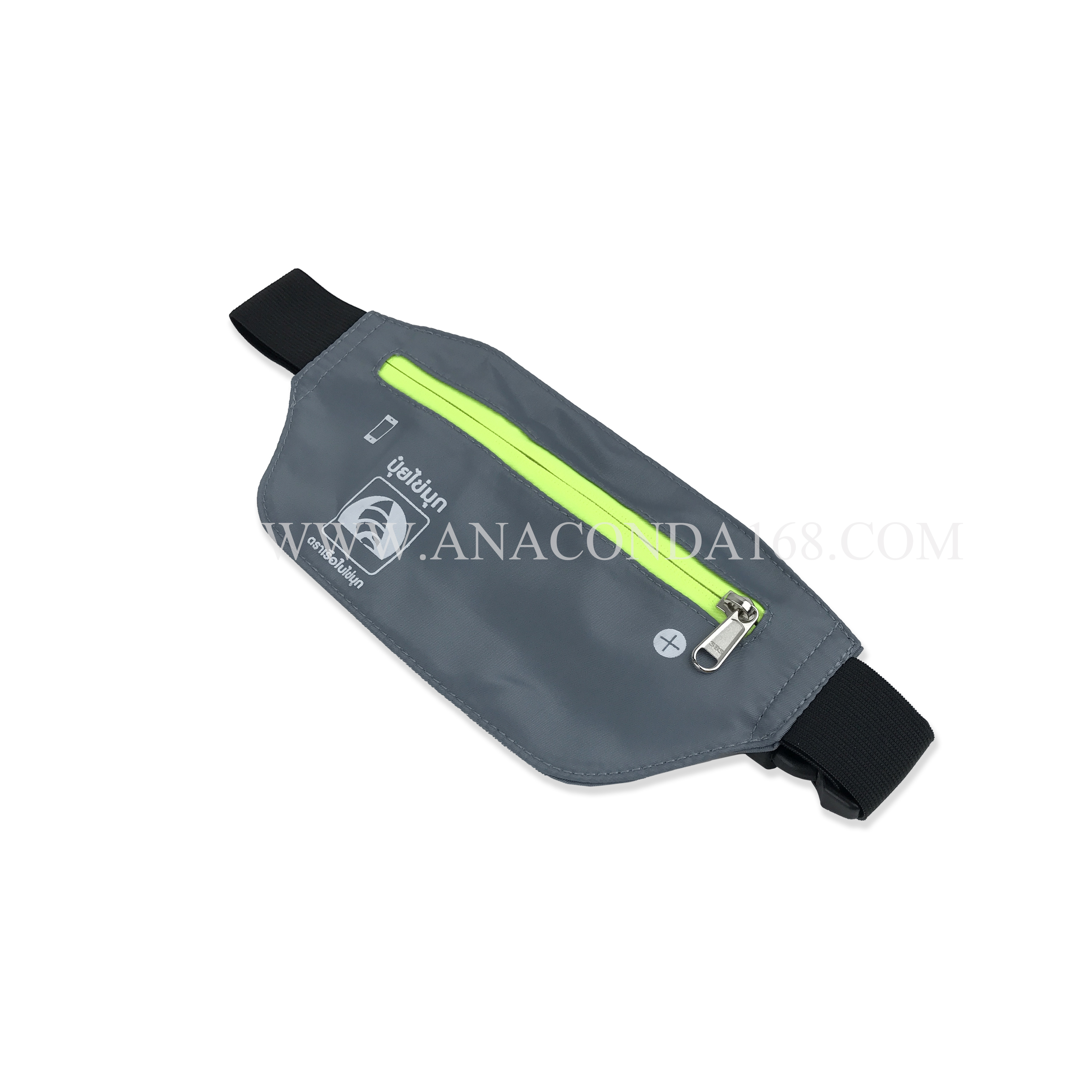 กระเป๋าคาดเอวสปอร์ตกันน้ำ สกรีนโลโก้