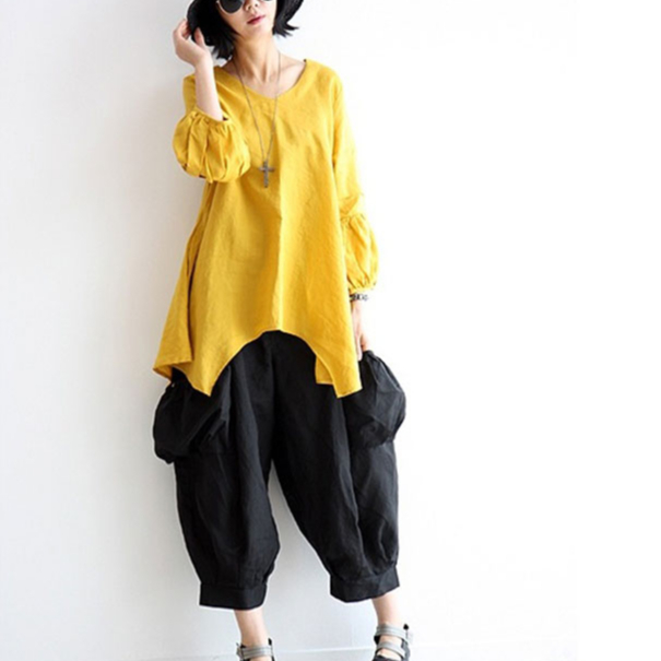 เสื้อฝ้ายทรงแขนระฆัง