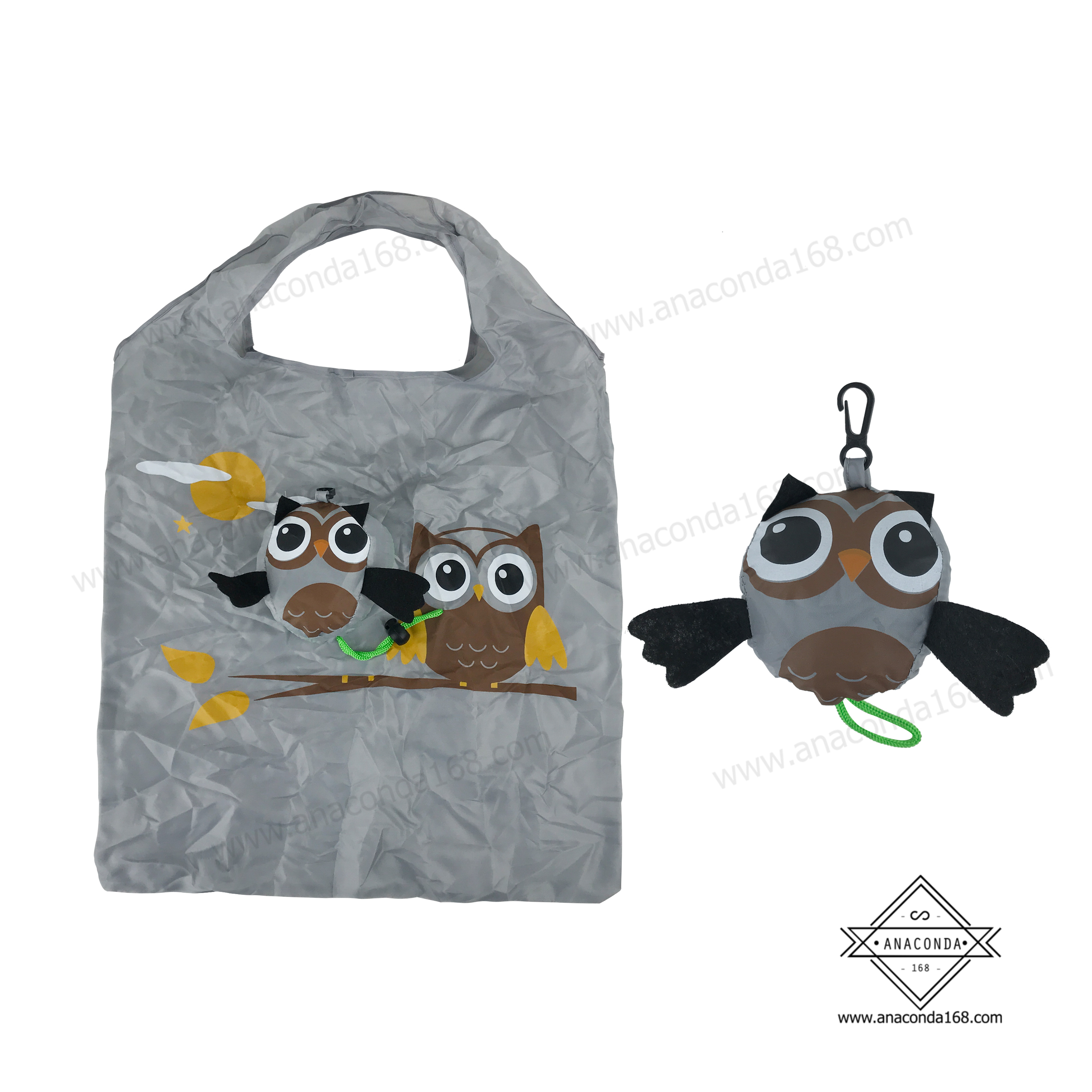 กระเป๋าพับเก็บได้ลายน่ารัก ถุงช้อปปิ้งพับได้V.2 (Shopping Bag)