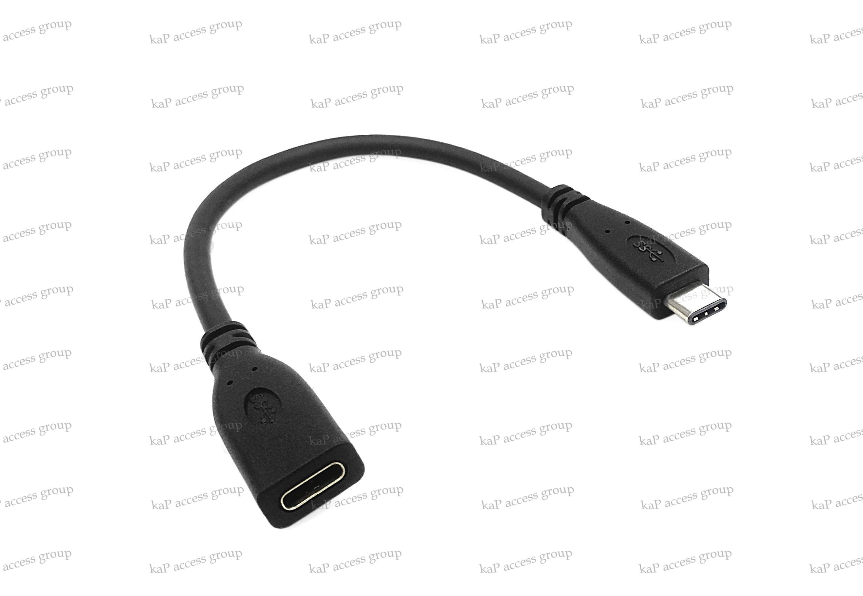 USB 3.1 Type C AM-AF Cable (15cm)