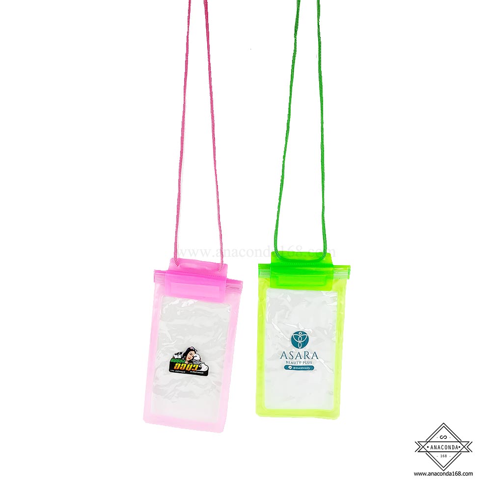 กระเป๋ากันน้ำ/ซองกันน้ำ แบบซิปล็อค ทำโลโก้