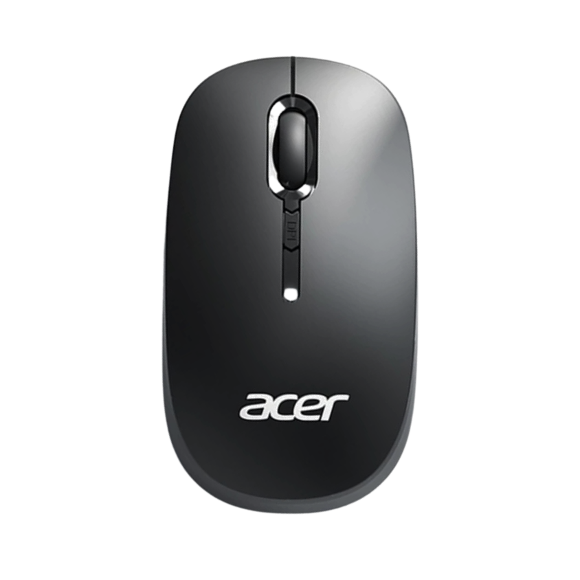 เม้าส์ไร้สาย ACER สีดำ, สะดวกพกพาง่าย, เสียงคลิกเงียบ
