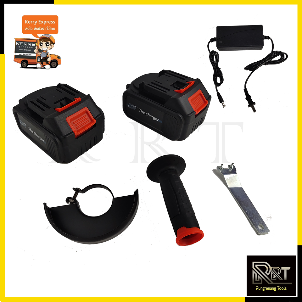 BONCHI เครื่องเจียร์ไร้สาย 88V เครื่องเจียร์แบตเตอรี่