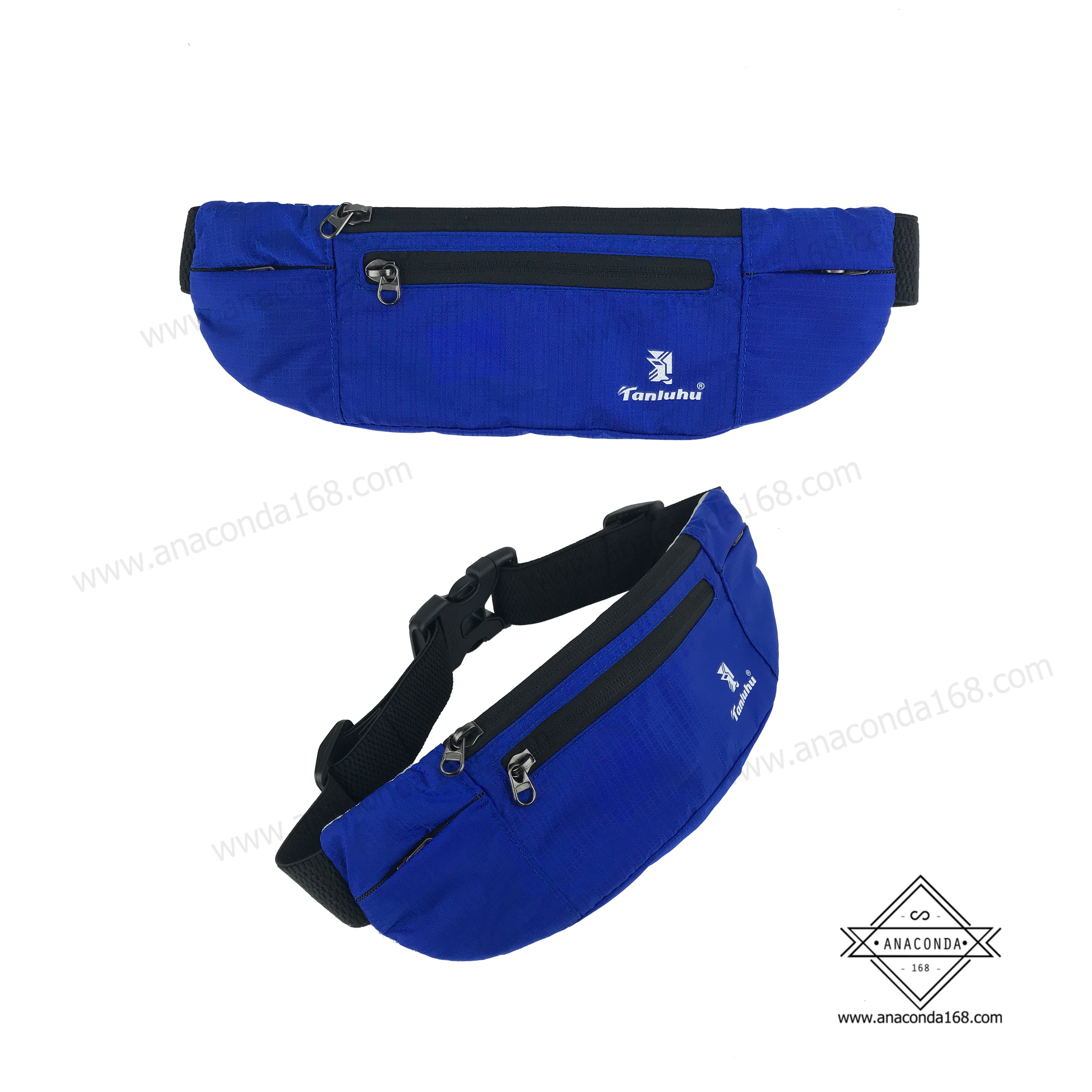 คาดเอวสปอร์ต2ช่องซิปพร้อมช่องใส่ขวดน้ำ (Sport Bag Tanluhu)