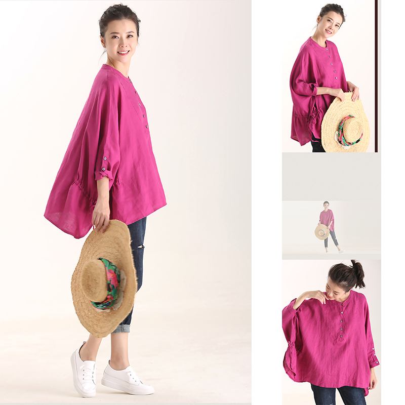 เสื้อลินินแท้ทรงoversize.