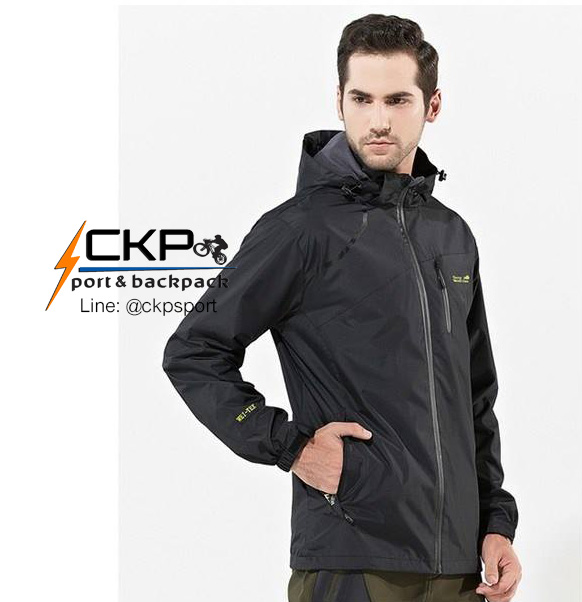 แจ็คเก็ตกันฝน กันน้ำ กันแดด รุ่นS15 สีเขียวทหาร