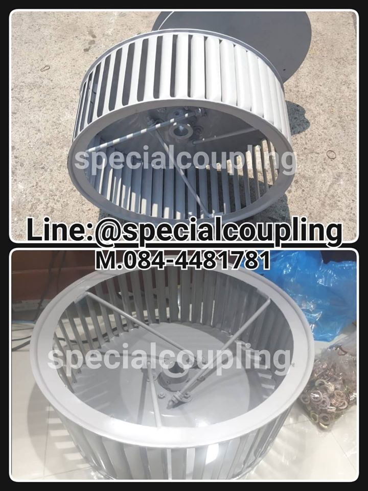 รับผลิตใบพัดลมกรงกระรอกเหล็ก ขนาด od20" หนา8" รูเพลา35 มิล รอสินค้า 7-10 วันพร้อมบาลานส์ สอบถามได้คะ
