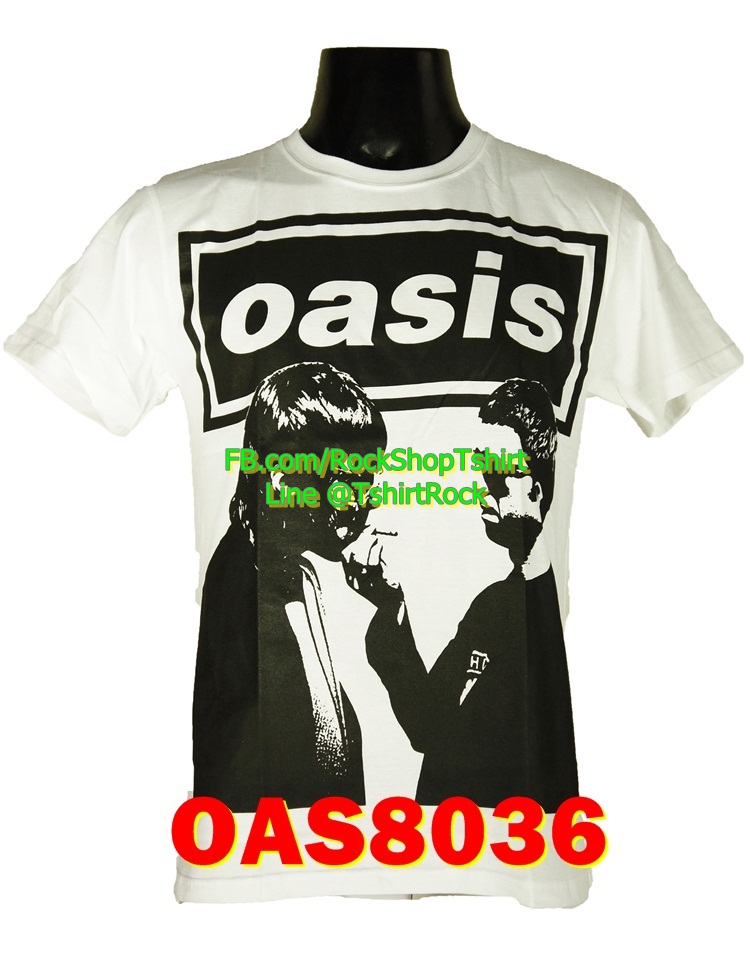 เสื้อวง OASIS เสื้อวินเทจ เสื้อยืดวงร็อค เมทัล โอเอซิส OAS8036