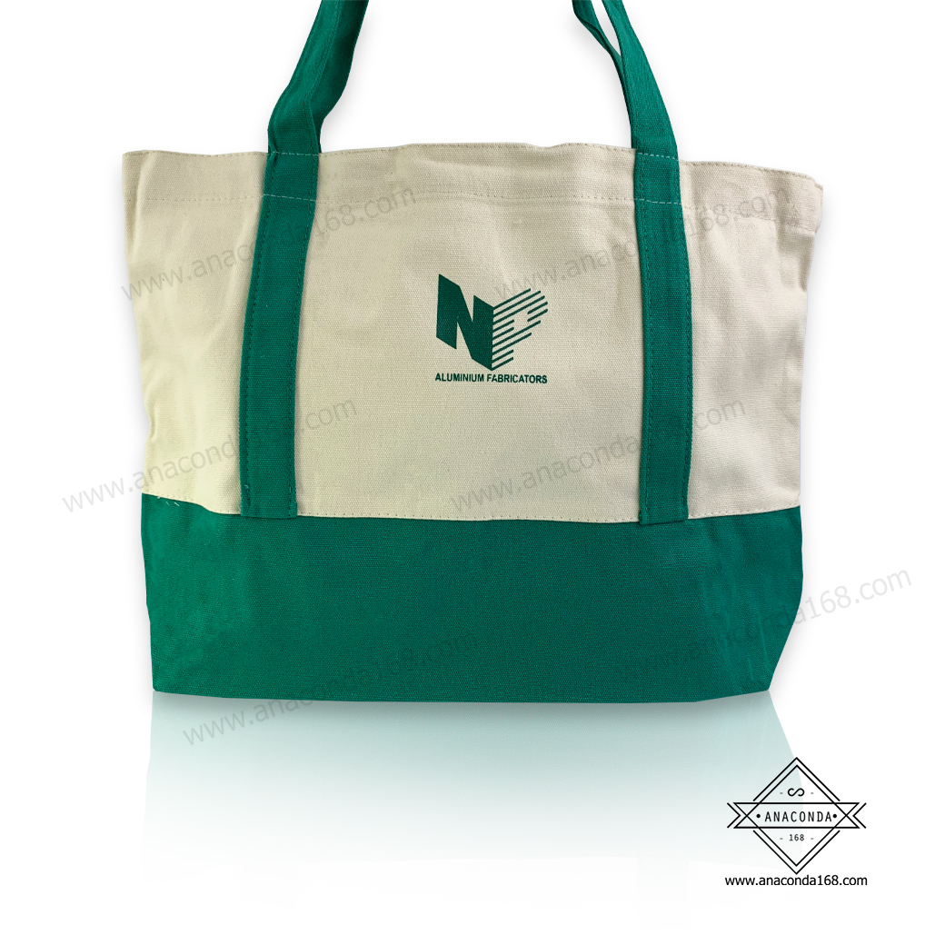 กระเป๋าผ้าแคนวาสทูโทน (Canvas Bag) ทำโลโก้