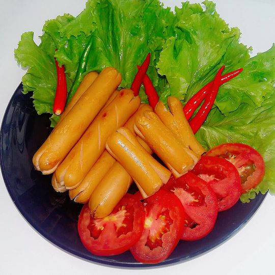 ฮอทดอกหมูรมควัน 3 นิ้ว 1000 กรัม