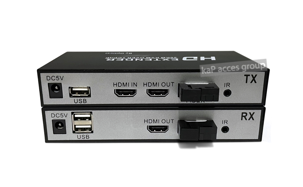HDMI / KVM USB Fiber Optical Extender 20KM
