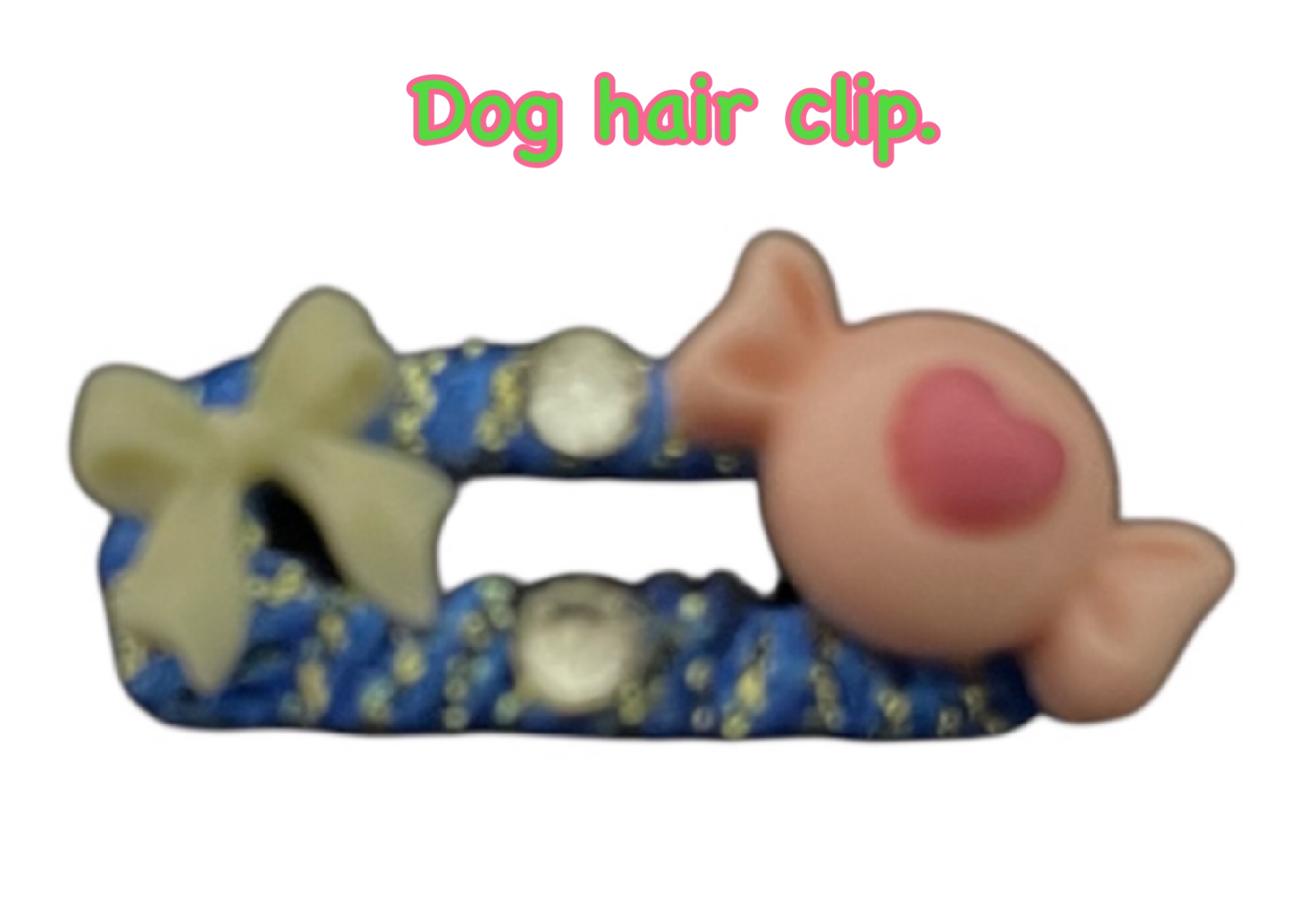 Dog hair clip.