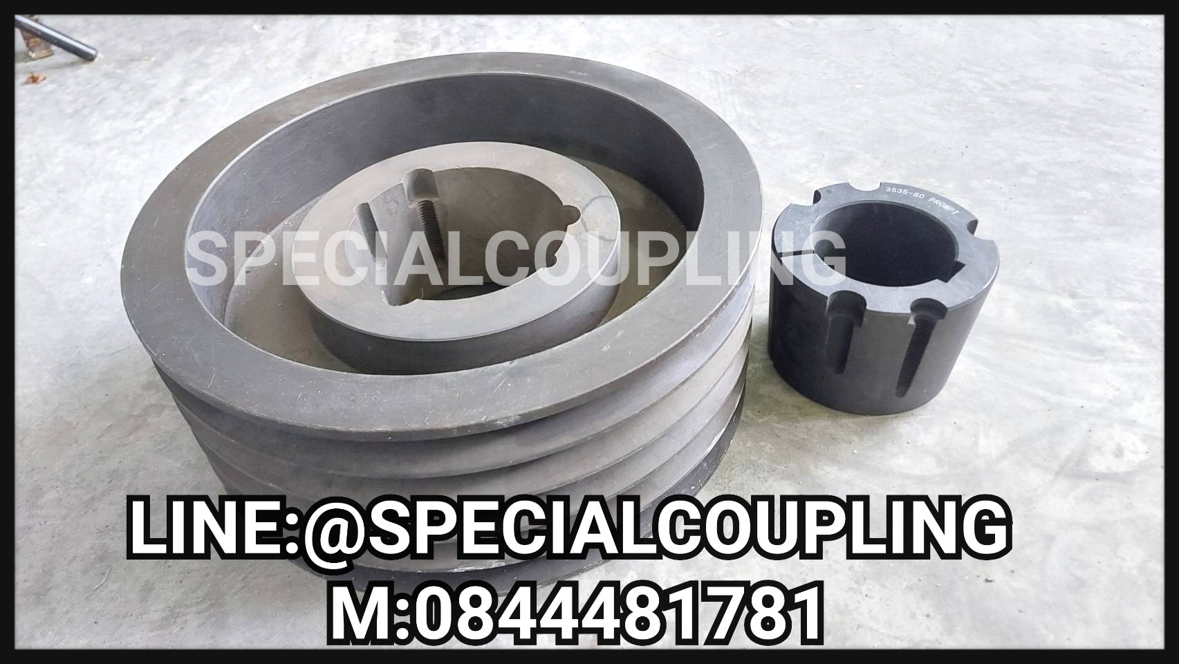 จำหน่ายPULLEY SPC 335-5ร่องพร้อมTAPER BUSH BORE80MM. พร้อมส่งคะ สอบถามได้คะ