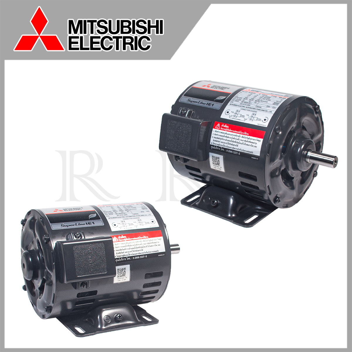 MITSUBISHI มอเตอร์ไฟฟ้า 220V มอเตอร์ 1/4HP ความเร็วรอบ1425rpm